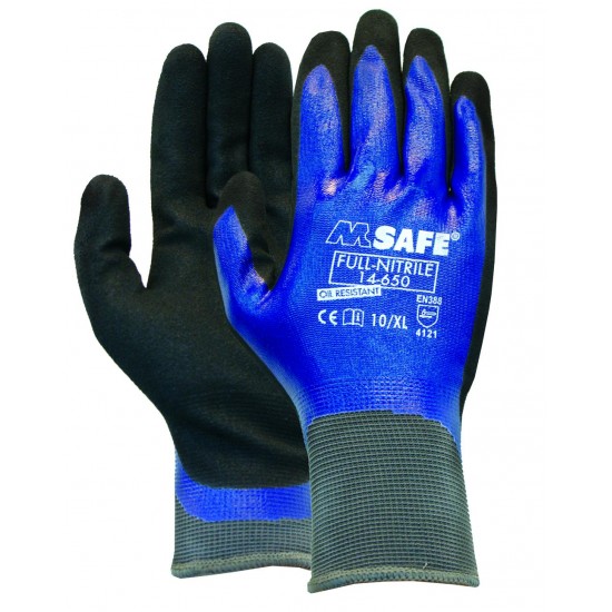 Handschoen M-Safe full Nitrile