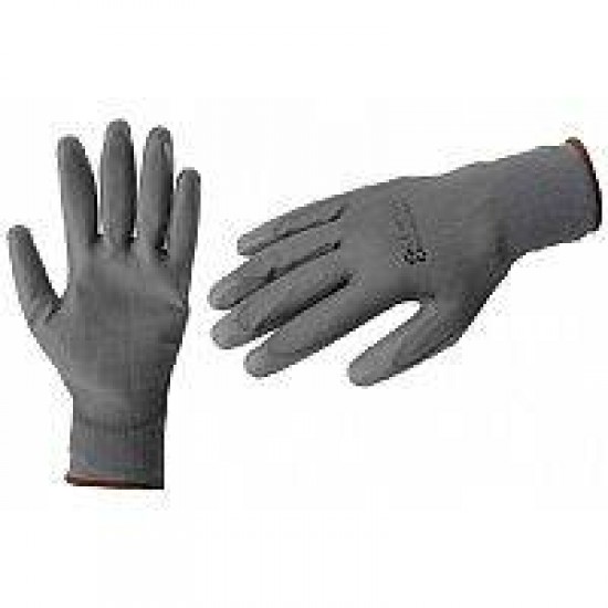 Handschoen Montagehandschoen van stretch nylon met polyurethane coating
