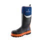 Buckler Bootz S5, rubber neopreen, blauw-oranje