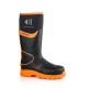 Buckler Bootz S5, rubber neopreen, zwart / oranje