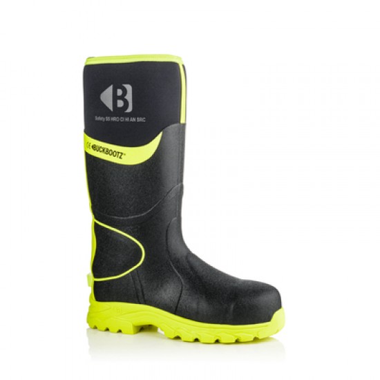 Buckler Bootz S5, rubber neopreen, zwart / geel