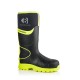 Buckler Bootz S5, rubber neopreen, zwart / geel