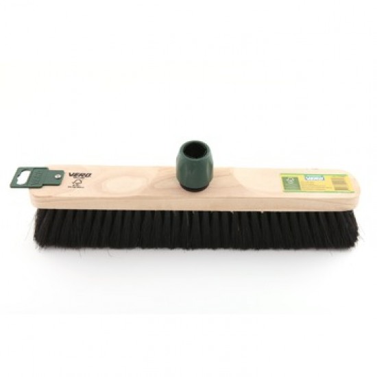 Zaalveger hout / haarmix met steelverbinding