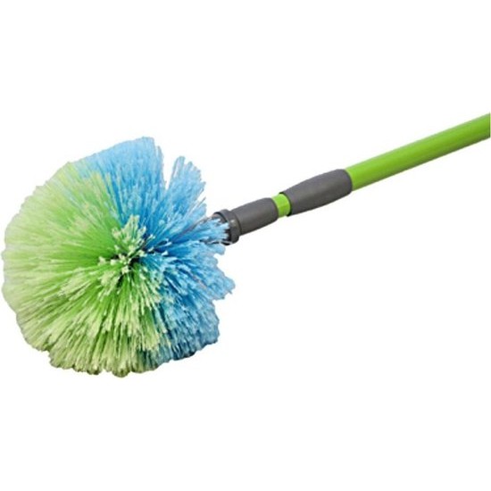 Ragebol rond met telescoopsteel groen 130cm