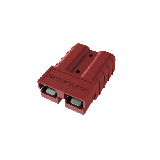 Stekker Accu/Machine 50 Amp Rood